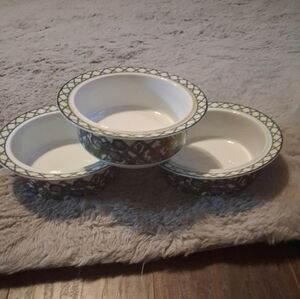 Set of 3 Dansk NORDIC GARDEN Vegetable Serving Bowls 6.7 inThailand